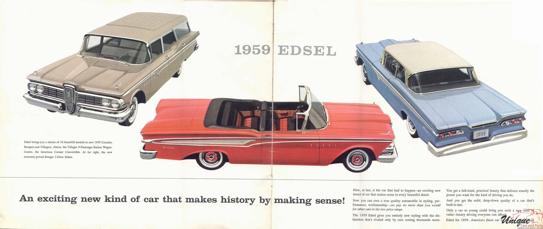 1959 Edsel Prestige Brochure Page 2